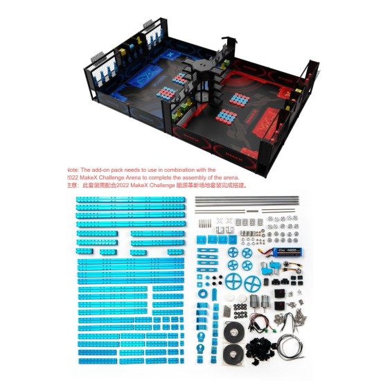 Pack C2 MakeX Challenge Upgrade Kit + MakeX Challenge Arena Upgrade Kit - Energy Innovator