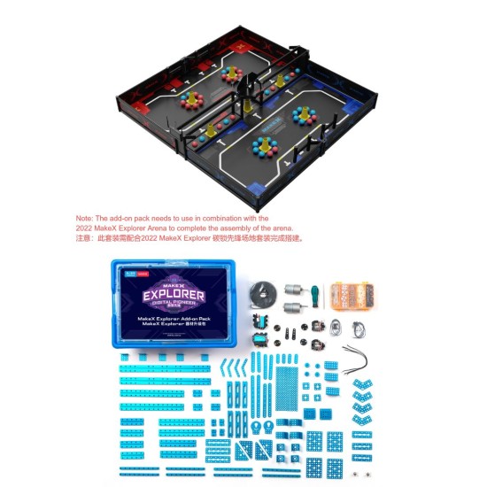 Pack E2 MakeX Explorer  Upgrade Kit + MakeX Explorer Arena Upgrade Kit - Eco-Pioneer